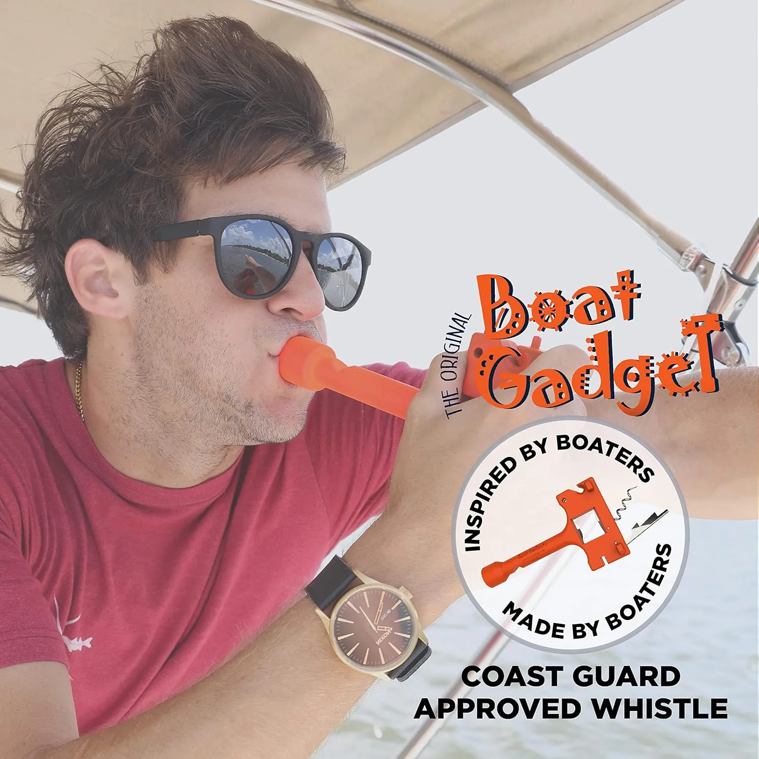 – This 10-in-1 Boat Tool Includes Beer and Wine Bottle Opener, Safety Whistle, Fishing Line Cutter, Marine Gas Cap Key & Other Essential Tools – Great idea for Boat Owners