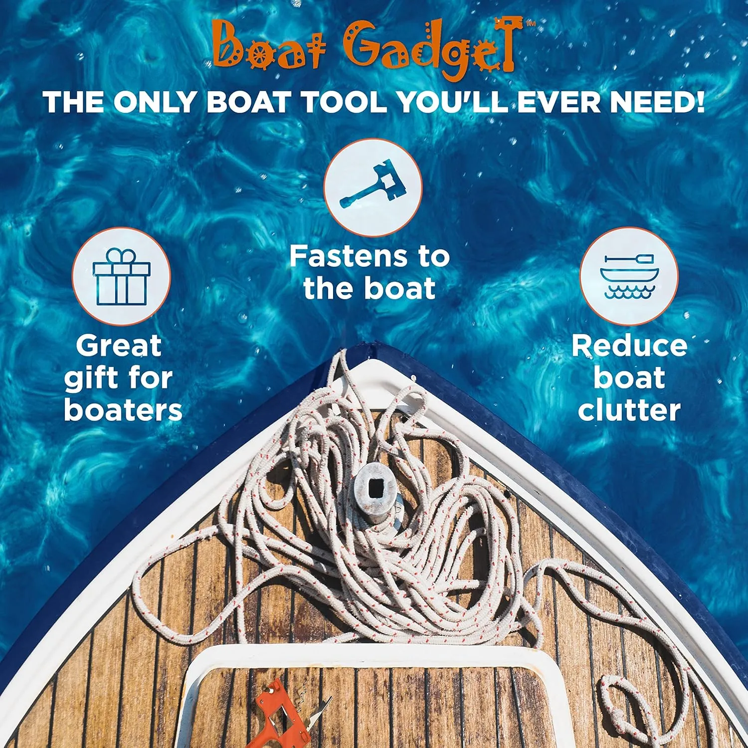 – This 10-in-1 Boat Tool Includes Beer and Wine Bottle Opener, Safety Whistle, Fishing Line Cutter, Marine Gas Cap Key & Other Essential Tools – Great idea for Boat Owners