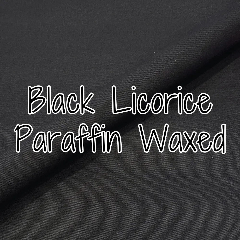 12 oz. Paraffin Waxed Canvas - Black Licorice (retail)