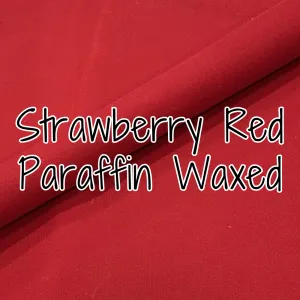 12 oz. Paraffin Waxed Canvas - Strawberry Red (retail)