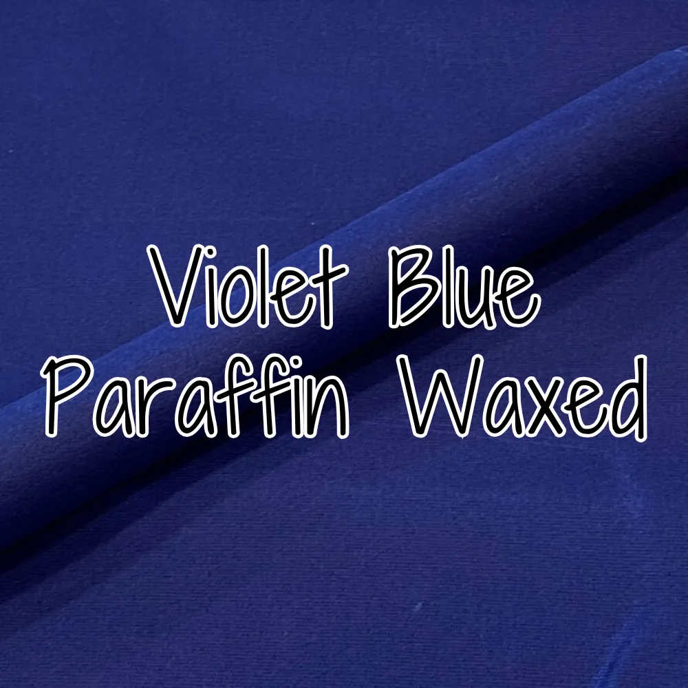 12 oz. Paraffin Waxed Canvas - Violet Blue (retail)