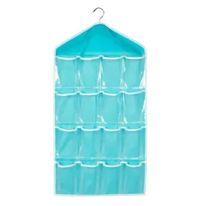 16-Pocket Hanging Wardrobe Organizer for Innerwear & Socks (75x45cm)