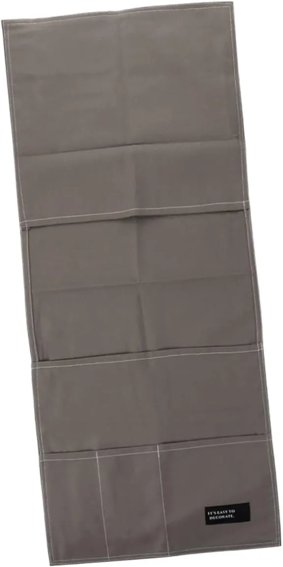 1pc Couch Crevice Sofa Armrest Side Bag Cotton Fabric Sundry Arrangement Bag Comfortable Space-Saving
