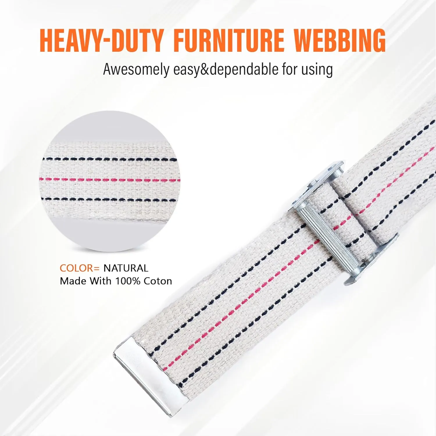 2 Inches Heavy Duty Cotton Webbing