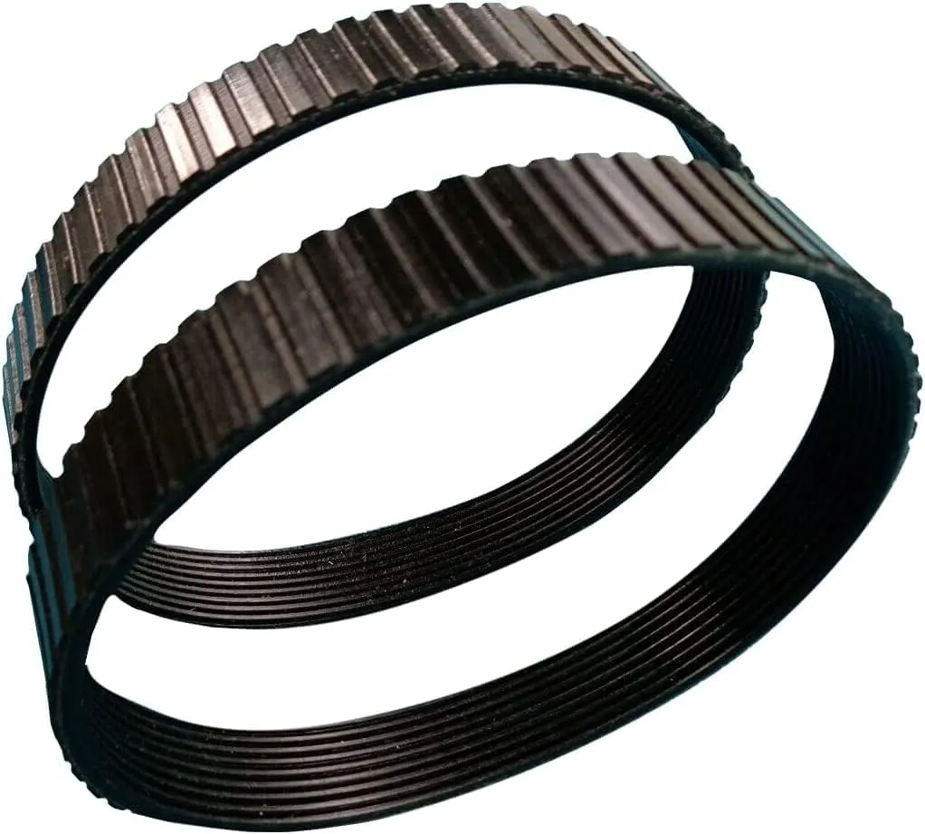 2 pcs Drive Belts for - 6 Gallon Central Pneumatic TAW-1524UP1 Compressor - High Strength Rubber Belts - Replacement Drive Belt - Made in the USA - Motor Ribbed Drive Belt