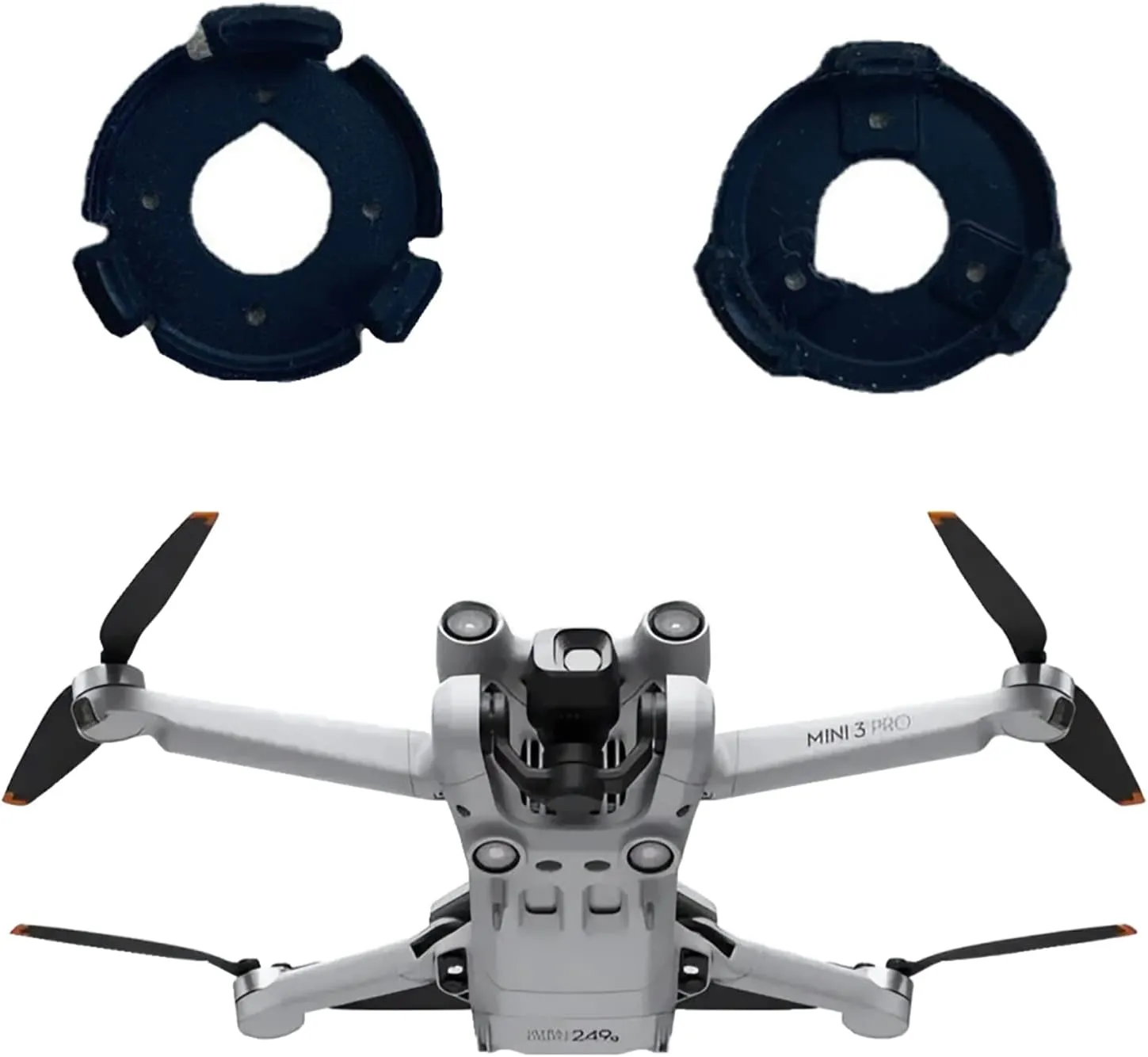 2024 1 Set Rubber PTZ Camera Shock Absorption Ball Replacement for DJI Mini 3 Pro