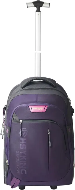 22 Inches Large Wheeled Rolling Laptop Backpack for Business and Travel Wheeled Adult Laptop Backpack