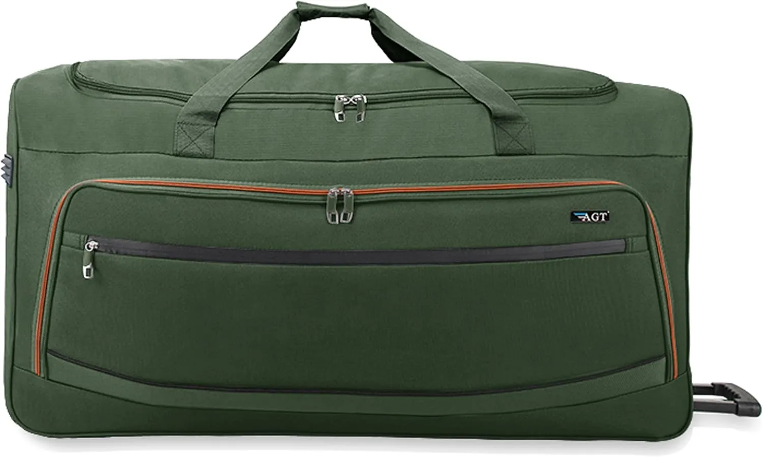 22"/30"/36" Rolling Duffel Bag Travel Wheeled Luggage Suitcase (Olive, 36-inch)