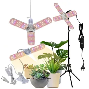 24W/36W/48W Foldable LED Grow Light Full Spectrum E27 – Plant Growing Light for Indoor Plants and Seedlings