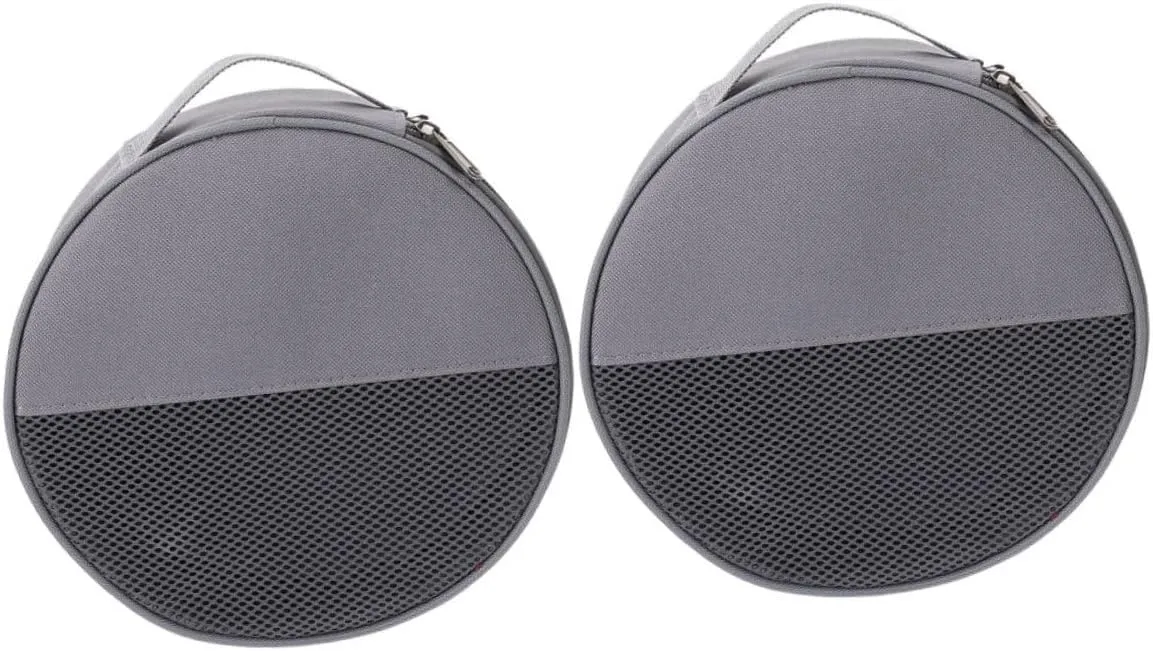 2pcs Portable Camping Tableware Bag Lightweight Storage Organizer for Cooking Utensils and Plates Mesh Design for Outdoor Activities for Camping and Picnics
