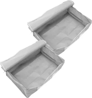 2pcs Quilt Folding Storage Organizer Transparent Organizers Packing Zipper Duffle Clear Duvets Woven Blanket Clothing Storage Bag Pillow Quilts Folding Closet Organizer
