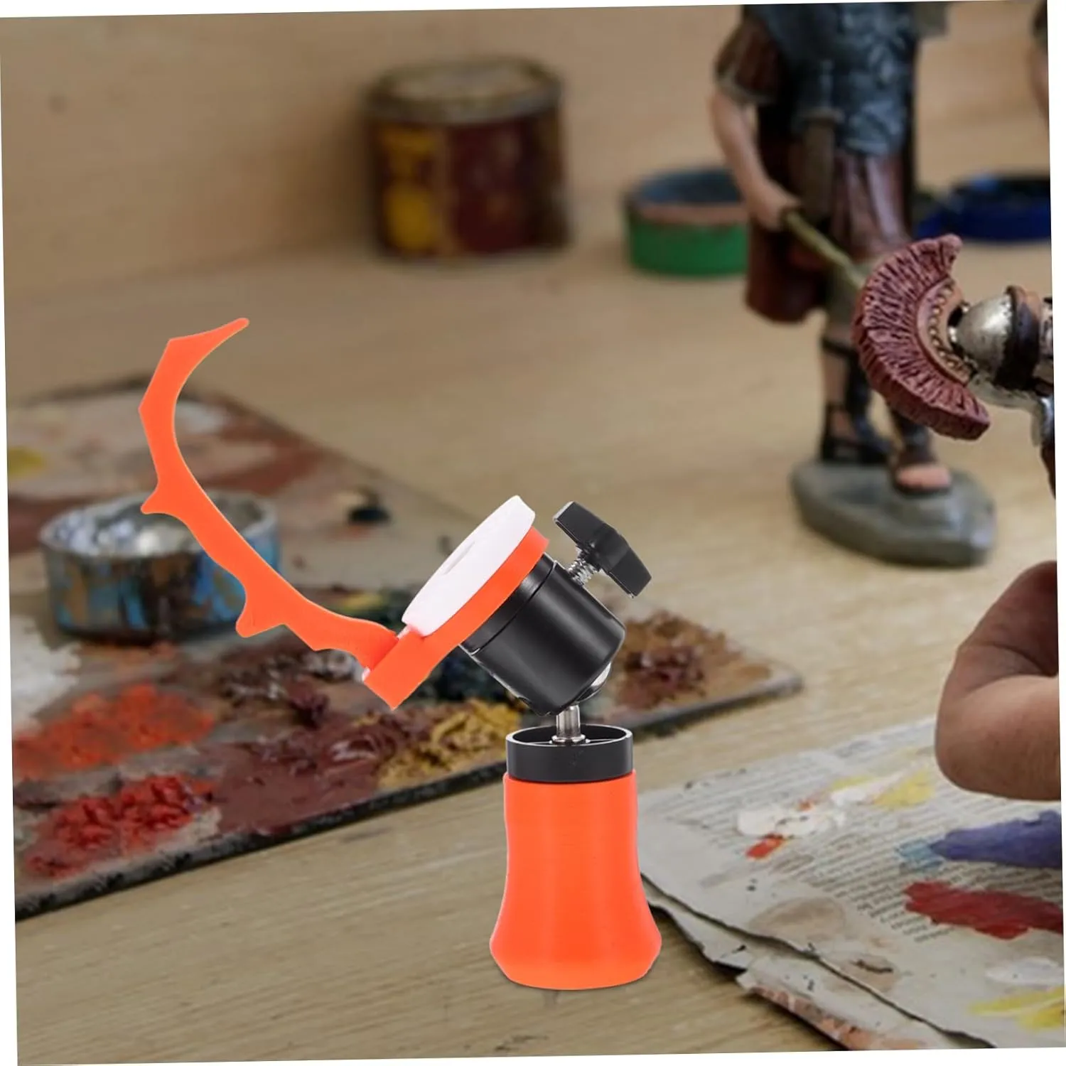 2pcs Rotating Model Base Stand for Painting Holder for Hand-painted Action Figures Rotation Design for Collectors and Enthusiasts Easy to Clean
