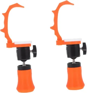 2pcs Rotating Model Base Stand for Painting Holder for Hand-painted Action Figures Rotation Design for Collectors and Enthusiasts Easy to Clean