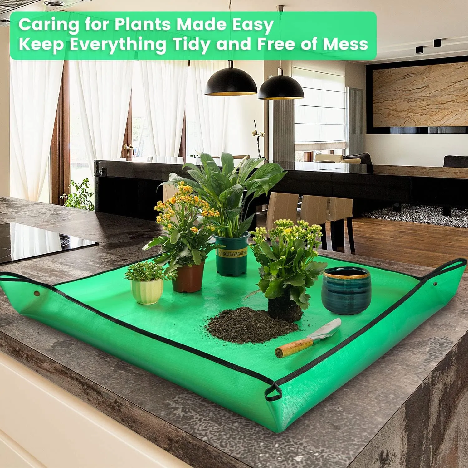 3 PCS 39.5" X 39.5" Extra Large Repotting Mat for Indoor Plant Transplanting Plant Gifts for Plant Lovers