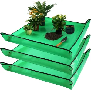 3 PCS 39.5" X 39.5" Extra Large Repotting Mat for Indoor Plant Transplanting Plant Gifts for Plant Lovers