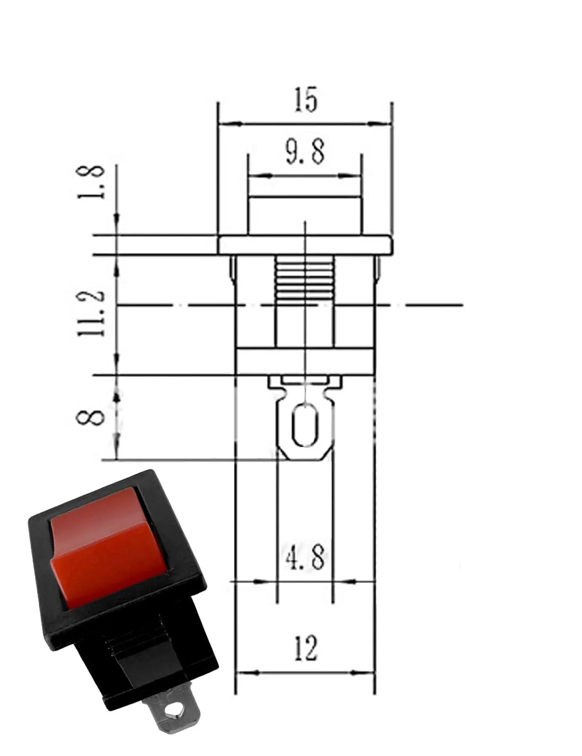3 PCS On Off Power Switch Fit for Crafts&Man Ryobi Troy-Bilt Yard-Man Bolens Ace Remington Kmart Cu&b-Ca&det Yard-Machine Lawn & Garden Equipment Replace 791-182405