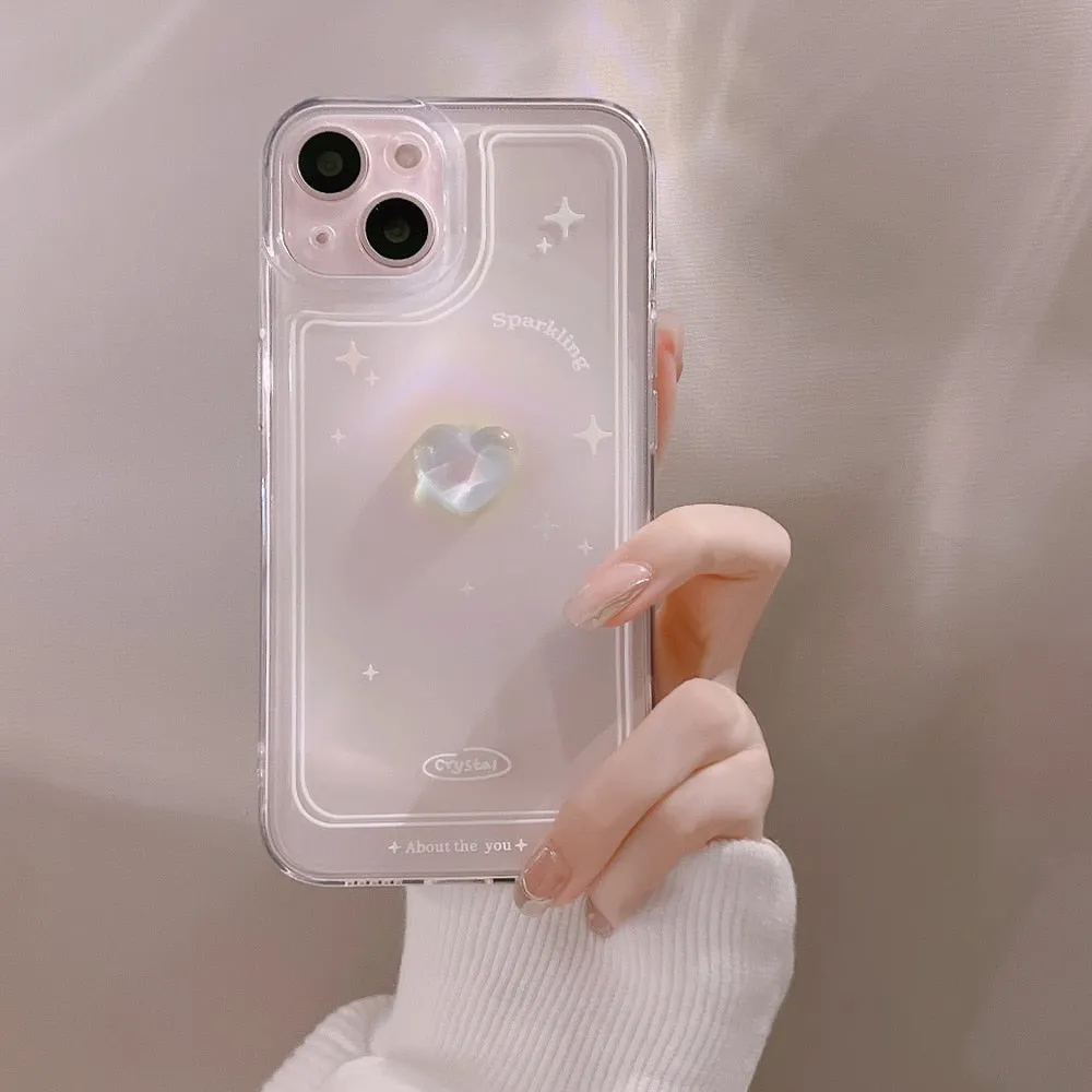 3D Heart iPhone Case