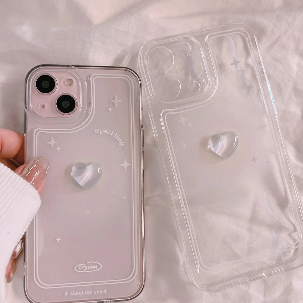 3D Heart iPhone Case