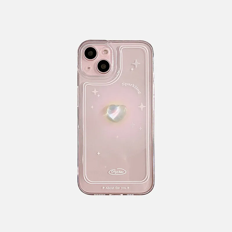 3D Heart iPhone Case