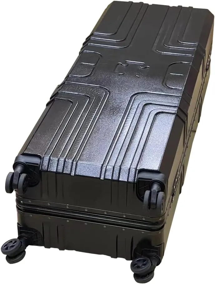43" Multi-purpose Hard Case with Waterproof & Roller Wheels for Roll Banner Stand, Tripod, Equipment, Electronics, Instruments & More