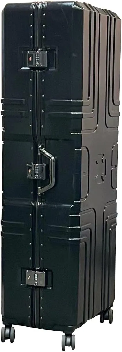 43" Multi-purpose Hard Case with Waterproof & Roller Wheels for Roll Banner Stand, Tripod, Equipment, Electronics, Instruments & More