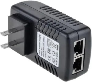 48V AC/DC Adapter for EnGenius ECB350 ENG-ECB350 ECB300 ENG-ECB300 Wireless-N Indoor Access Point AP/Bridge Gigabit with PoE Ethernet LAN Injector Power Over Ethernet (PoE) 48Vdc Power Supply