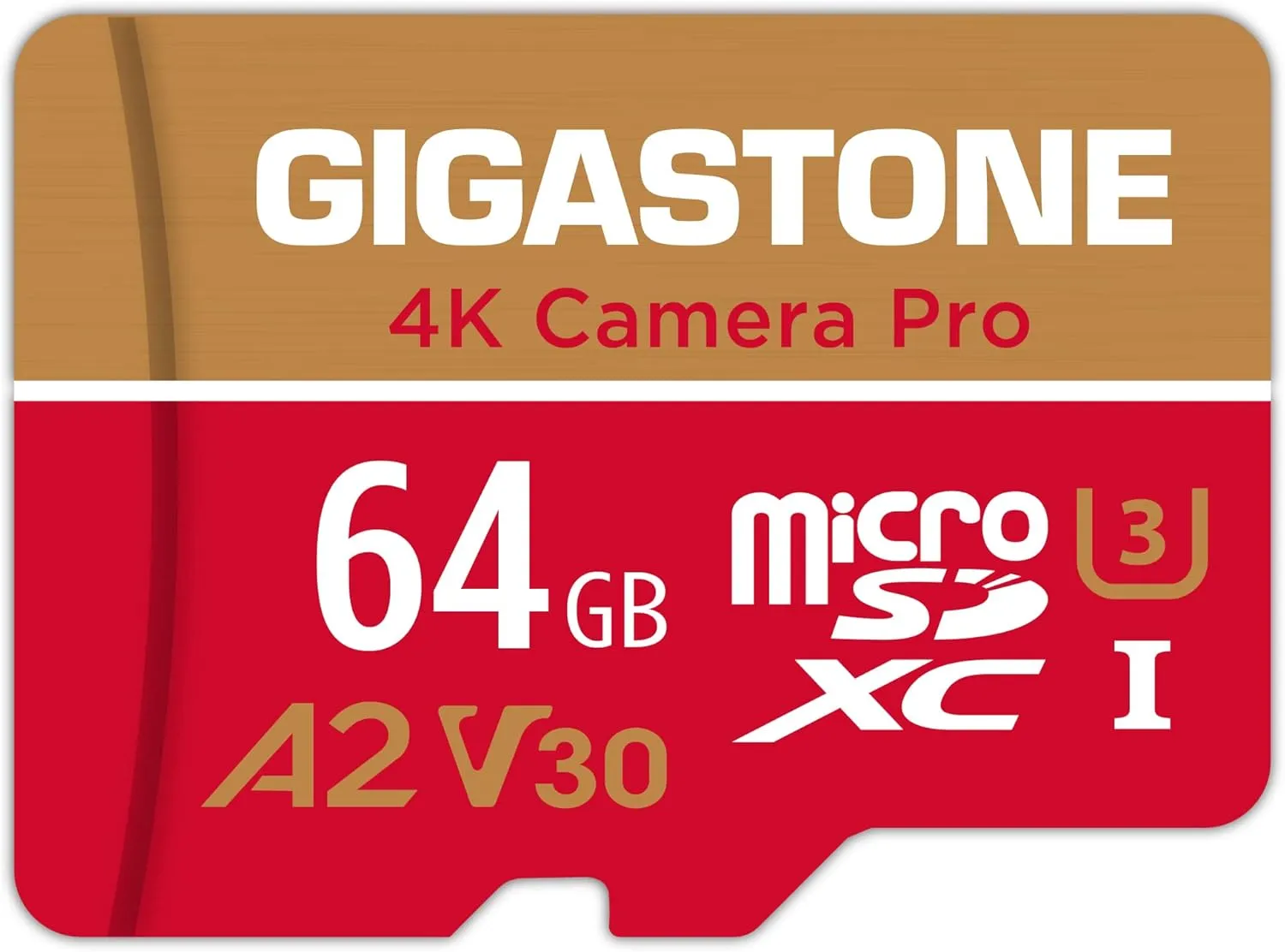 [5-Yrs Free Data Recovery] Gigastone 64GB Micro SD Card, 4K Camera Pro, UHD Video for GoPro, Action Camera, Wyze, DJI, Drone, Nintendo-Switch, R/W up to 95/35MB/s MicroSDXC Memory Card UHS-I U3 A2 V30