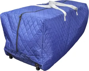 50 Gallon Heavy Duty Rolling Duffle Bag – Quilted, Durable Moving & Storage Bag with Wheels – Extra Large Capacity for Dorm, Holiday, Travel or Seasonal Use by Simple Living Solutions