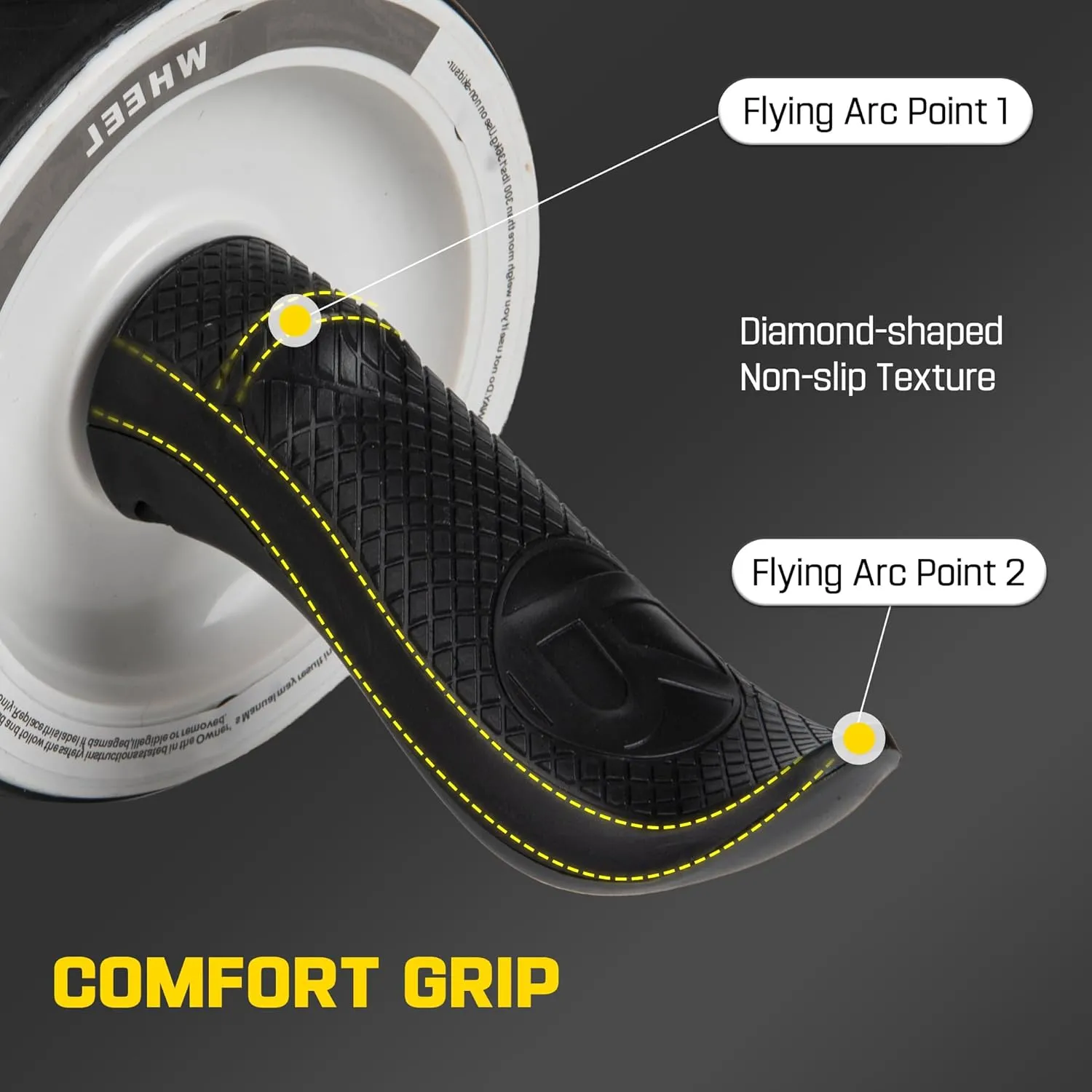 Ab Roller Wheel with Knee Pad Mat,Automatic Rebound Abdominal Wheel Abs Workout Equipment,Home Gym Equipment,No Noise Ab Wheel for Men&Women Abdominal