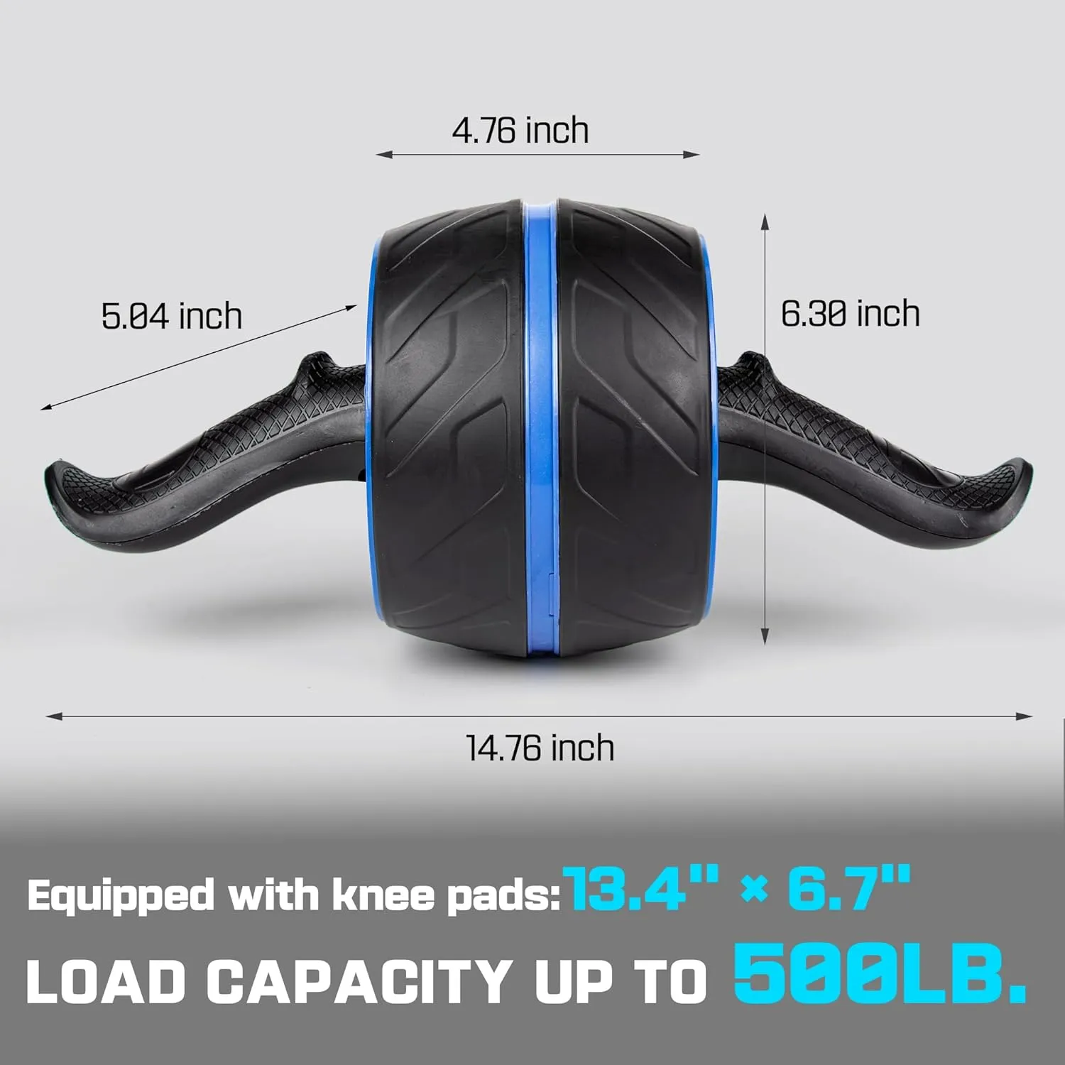 Ab Roller Wheel with Knee Pad Mat,Automatic Rebound Abdominal Wheel Abs Workout Equipment,Home Gym Equipment,No Noise Ab Wheel for Men&Women Abdominal