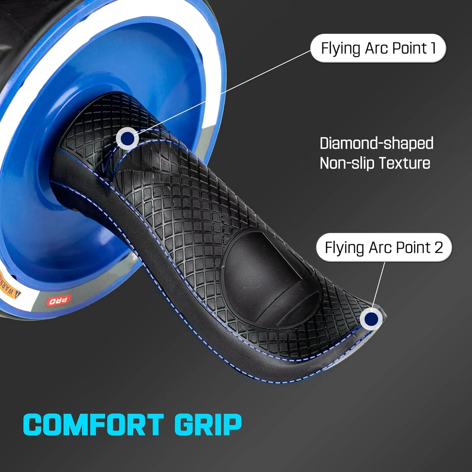 Ab Roller Wheel with Knee Pad Mat,Automatic Rebound Abdominal Wheel Abs Workout Equipment,Home Gym Equipment,No Noise Ab Wheel for Men&Women Abdominal