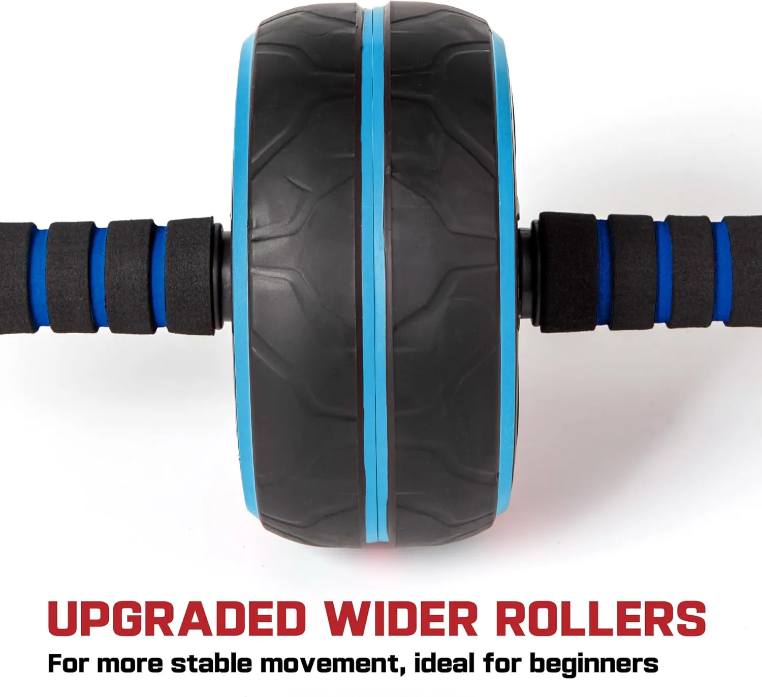 Ab Roller Wheel,Ab Workout Equipment,Home Gym Equipment for Abdominal & Core Strength Training,Wider Ab Machine with Knee Pad Accessories,No Noise Ab Wheel for Men & Women Abdominal