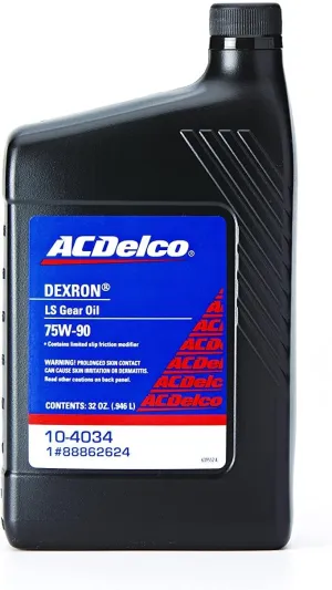 ACDelco GM Original Equipment 10-4034 Dexron LS 75W-90 Gear Oil - 32 oz