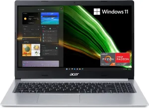 acer Aspire-A515-45-R8K1 Laptop 2023 New, 15.6" FHD IPS ~ AMD Ryzen 7 5700U 8-Core ~ AMD Radeon Graphics ~ 40GB DDR4~3TB SSD ~ Backlit Keyboard ~ Wi-Fi 6 ~ Win10 Home WWC 32GB USB