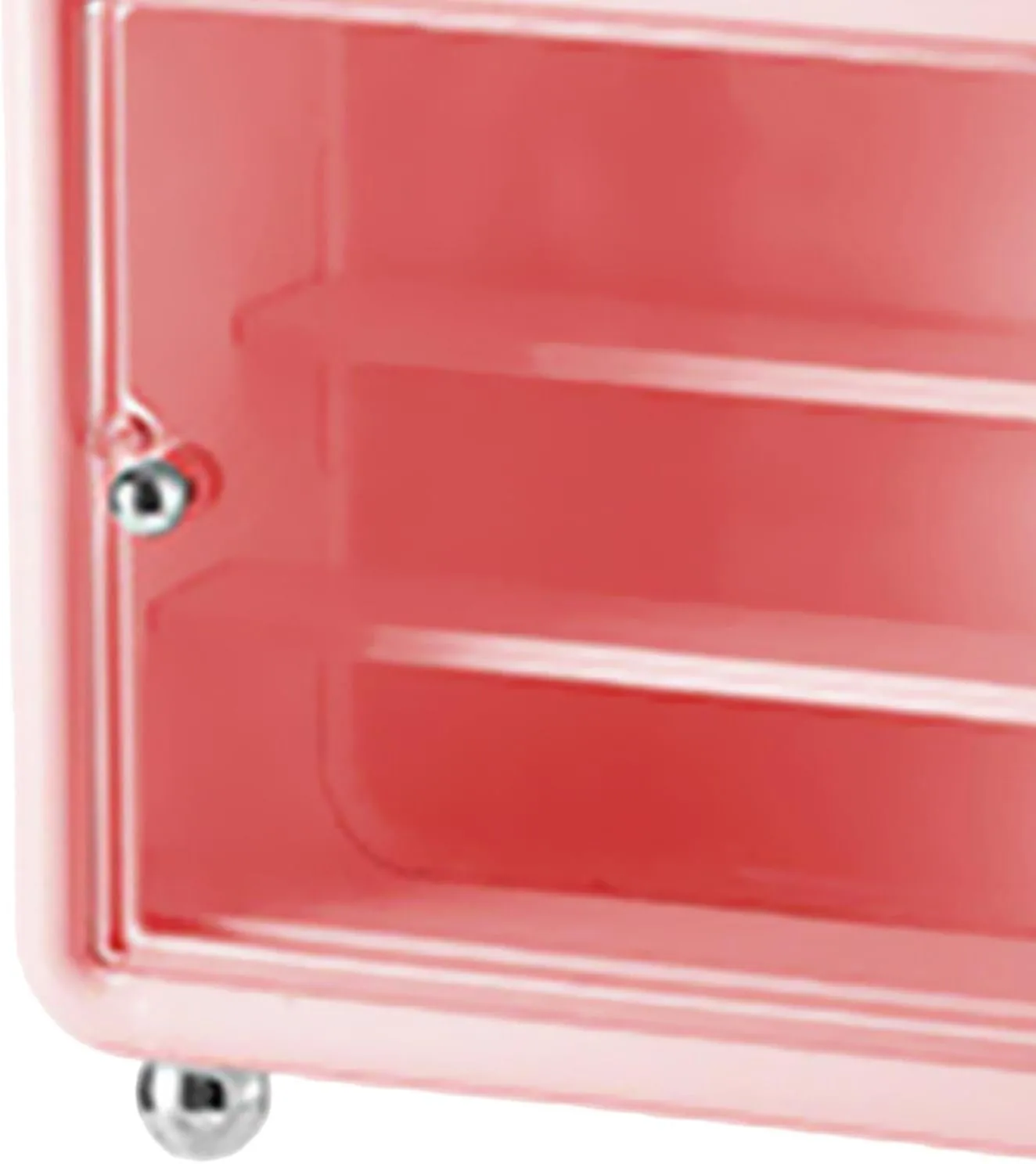 Action Figure Display Case Cabinet,Storage Waterproof Showcase Organizer Box for Birthday Miniatures Models Cars, Pink