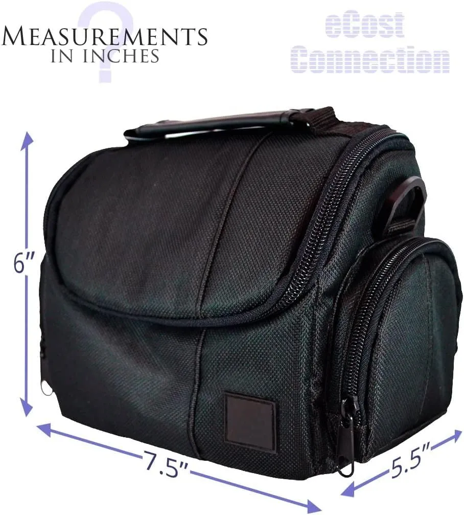 Acuvar Medium Soft Padded Camera Bag, Medium Camera Bag For Canon, Nikon, Olympus, Pentax, & Samsung Gadget Bag, Camera Accessory Case, Digital Camera Case, Soft Camera Case for Photographers & Gear