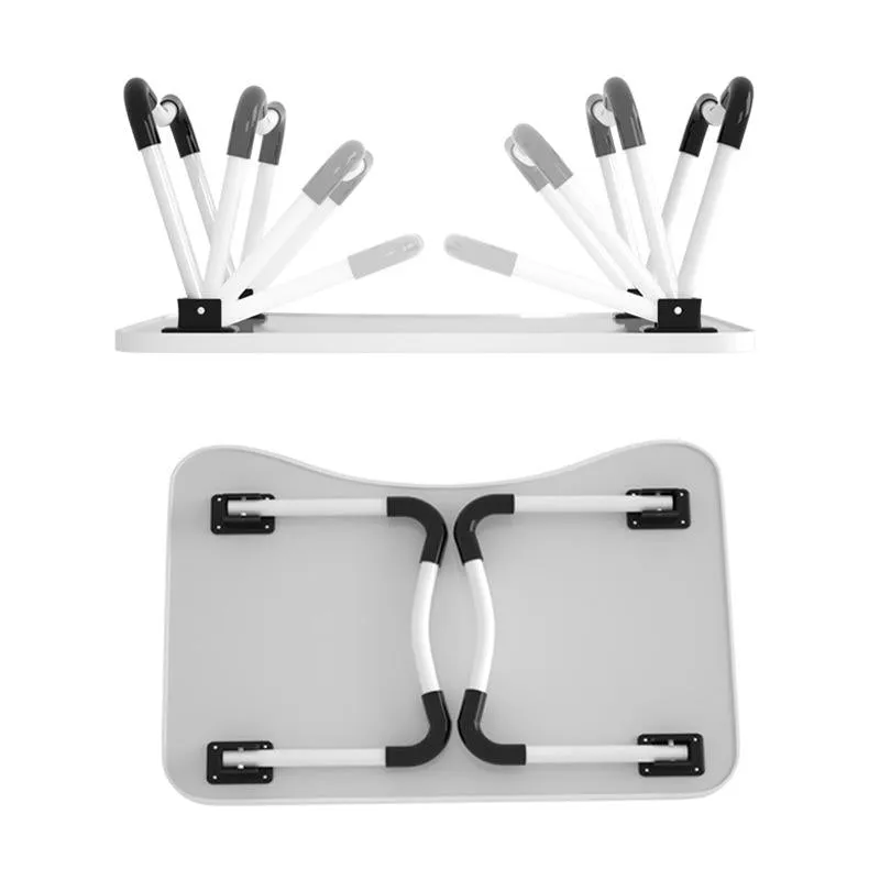Adjustable Folding Laptop Desk with Non-slip W-shaped Legs - Portable and Compact - Hcb5116D