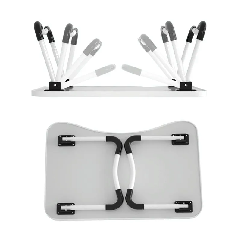 Adjustable Folding Laptop Desk with Non-slip W-shaped Legs - Portable and Compact - Hcb5116D