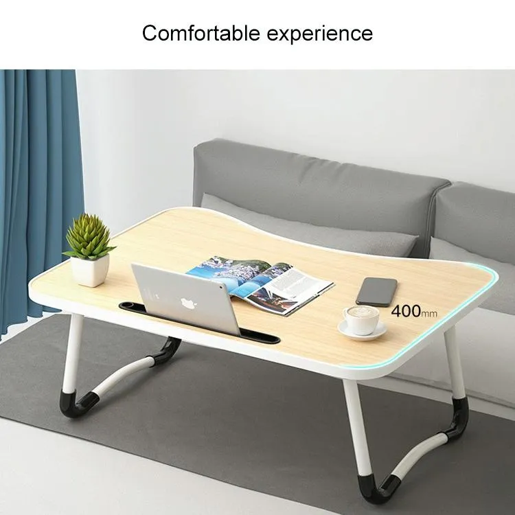 Adjustable Folding Laptop Desk with Non-slip W-shaped Legs - Portable and Compact - Hcb5116D