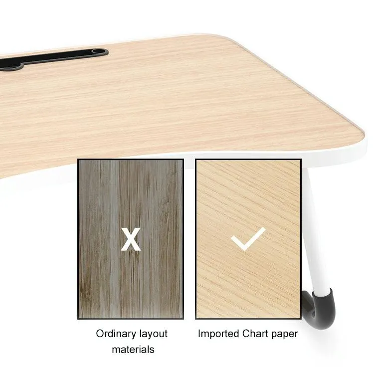 Adjustable Folding Laptop Desk with Non-slip W-shaped Legs - Portable and Compact - Hcb5116D