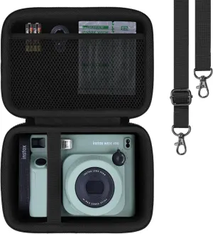 Aenllosi for INSTAX WIDE 400 Instant Camera Case, Fujifilm Wide 400 Camera Protective Case, Black (Case Only)