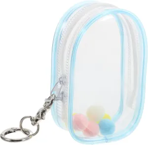 Alipis Collectible Bag Doll Carrying Bag Zipper Closure Portable Display Keychain Organizer Dustproof Travel Case