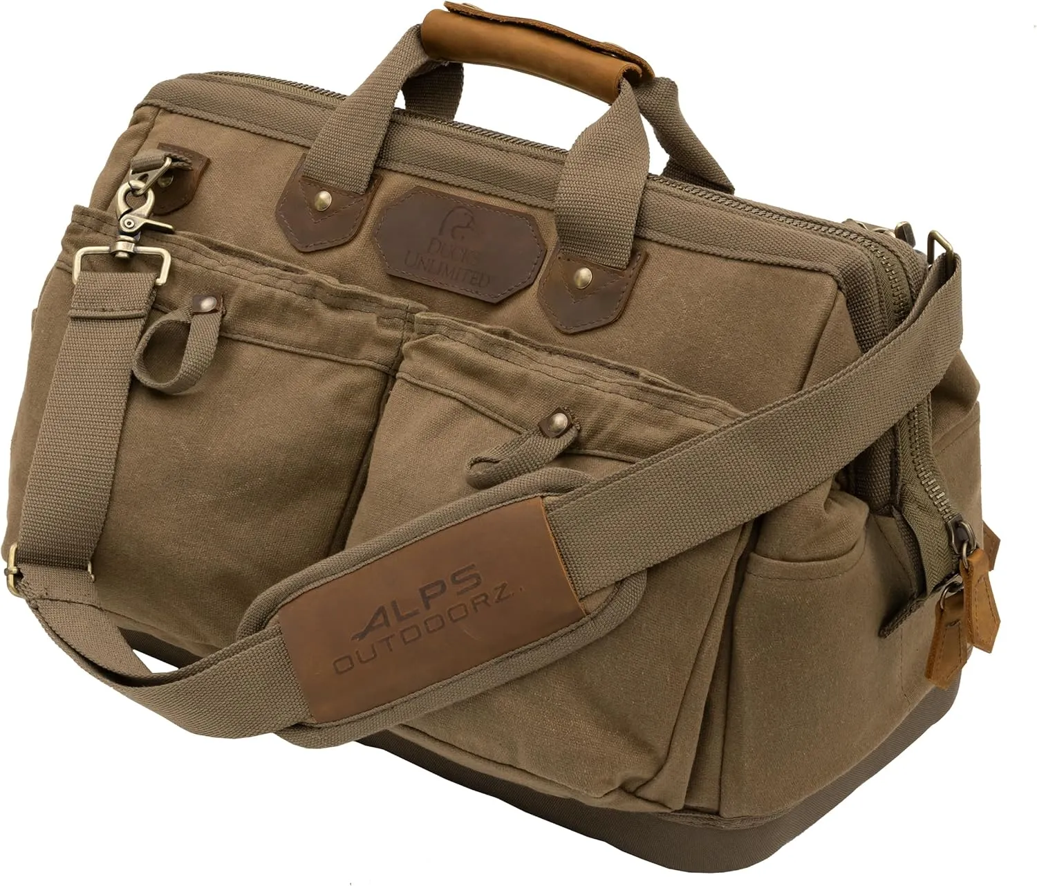ALPS OutdoorZ Ducks Unlimited Wing-Shooter Canvas Blind/Range Bag - Coyote Brown