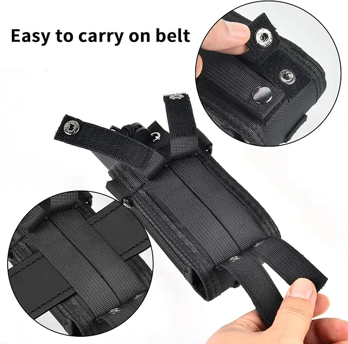 ANKHOH Radio Holster Pouch Compatible with GXT1000VP4 50 Channel GMRS Two-Way Radio, Long Range Walkie Talkie Case, Gmrs Radio Storage Holder with Adjustable Shoulder Strap (Bag Only)