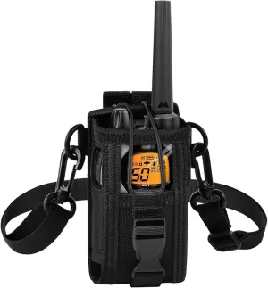 ANKHOH Radio Holster Pouch Compatible with GXT1000VP4 50 Channel GMRS Two-Way Radio, Long Range Walkie Talkie Case, Gmrs Radio Storage Holder with Adjustable Shoulder Strap (Bag Only)