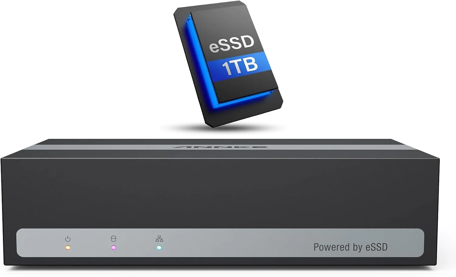 ANNKE 8 Channel 3K Lite Security Digital Video Recorder with 1TB Hard Drive, H.265  Hybrid 5-in-1 Surveillance DVR, Human & Vehicle Detection, Supports 8CH Analog and 2 IP Cameras for 24/7 Home CCTV