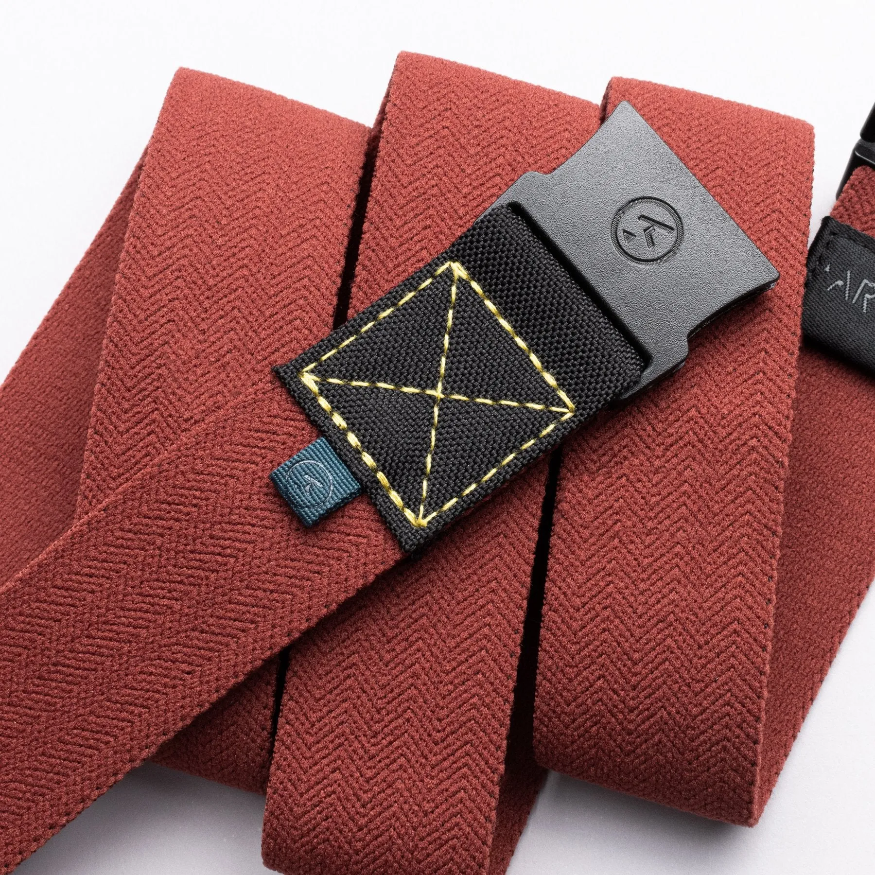 Arcade RIDGE Slim Lightweight Belt - Vermilion Maroon