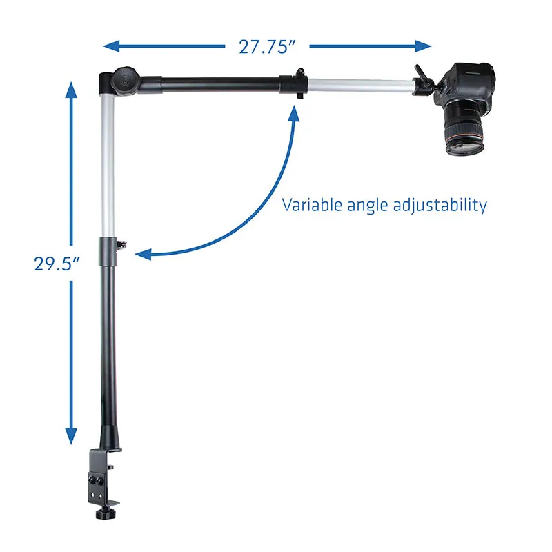 Arkon DSLRTABMG5 Clamp Stand for DSLR Camera, Tablet, or Phone (sku 57045)