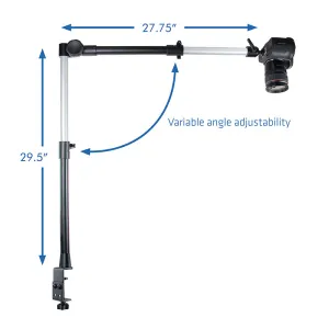 Arkon DSLRTABMG5 Clamp Stand for DSLR Camera, Tablet, or Phone (sku 57045)