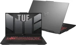 ASUS TUF 2025 Gaming Laptop 17.3" FHD IPS 144Hz 8-Core AMD Ryzen 7 7735HS 64GB DDR5 8TB SSD NVIDIA Geforce RTX 4060 8GB GDDR6 WiFi 6 RGB Backlit Keyboard Win11 Pro w/ONT 32GB USB
